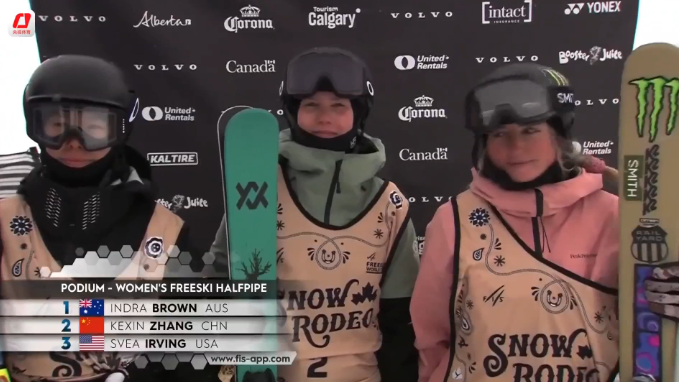 卡尔加里U型场地世界杯：中国选手各自夺银，张