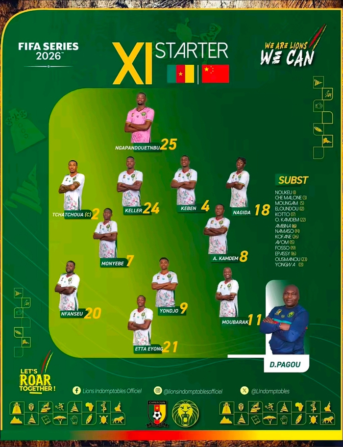 国足身价仅670万欧 喀麦隆4100万欧差距悬殊