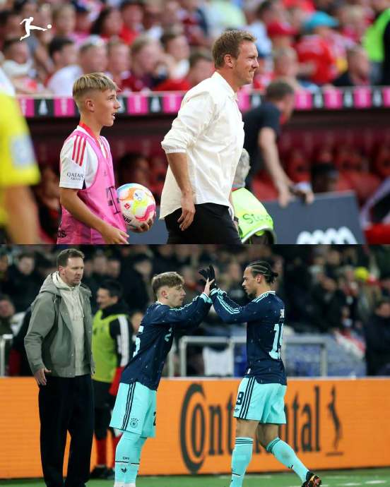 拜仁小球童圆梦国家队首秀 热身赛替补登场展锋